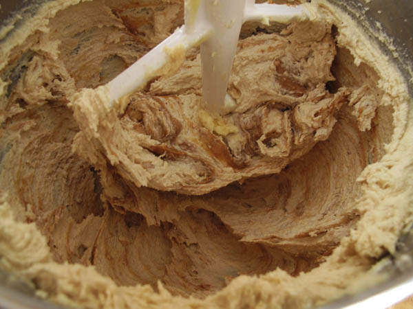 Peanut butter cookie batter