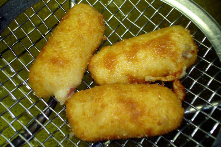 Croquetas drain