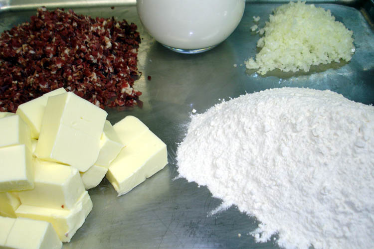 Croquetas ingredients