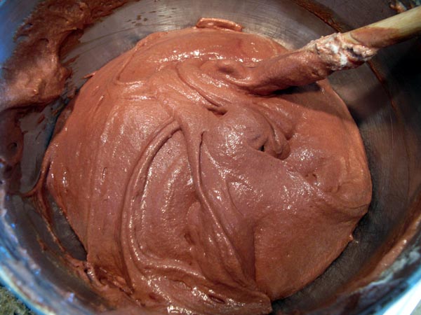 Choco souffle blended