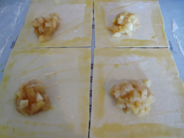 Apple turnovers squares