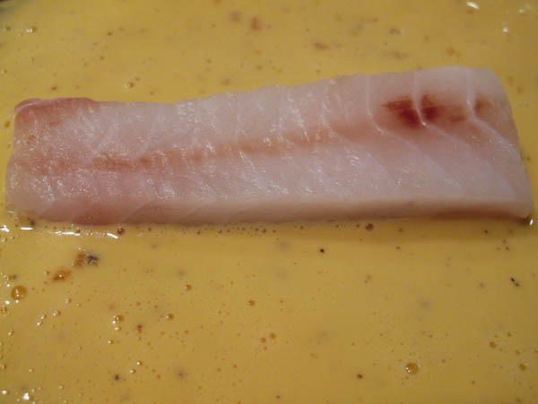 Fish sticks egg batter