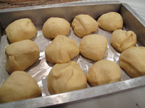 Hot cross dough balls