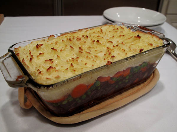 Shepherd pie dish