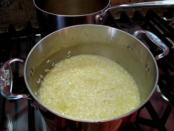 Risotto cooking 2