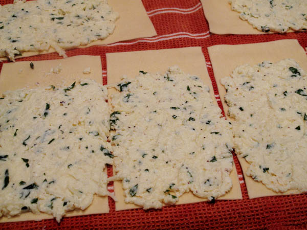 Manicotti spread filling