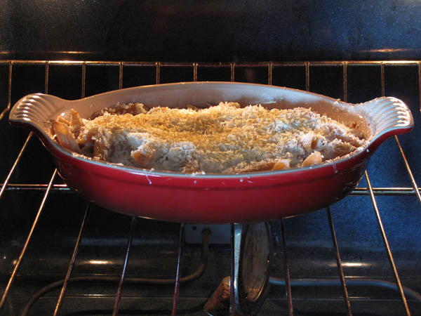 Rocco dispirito lo cal mac and cheese baking