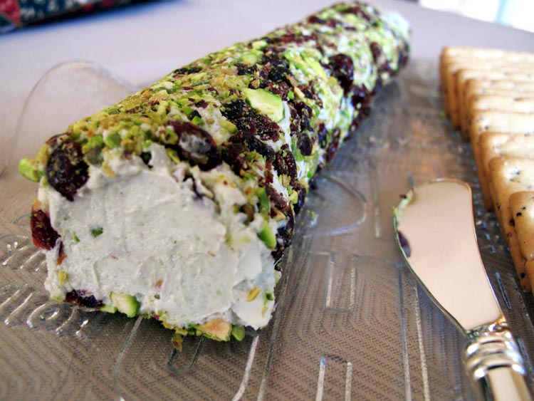 Holiday Cheese log