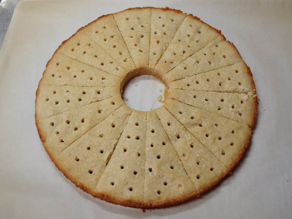 Shortbread baked