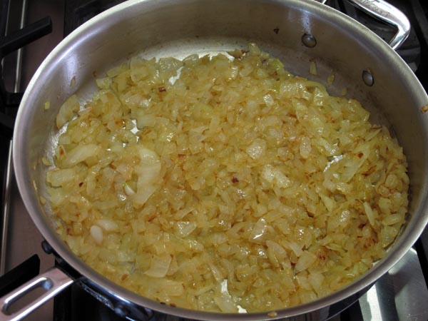 Onion sauteed