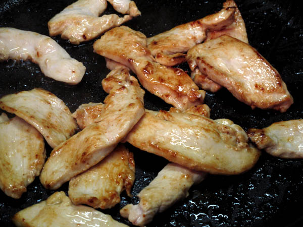 Sauteed chicken