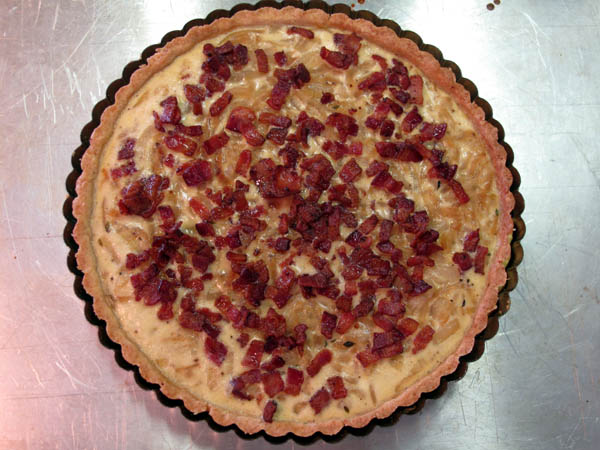 Alsatian onion tart