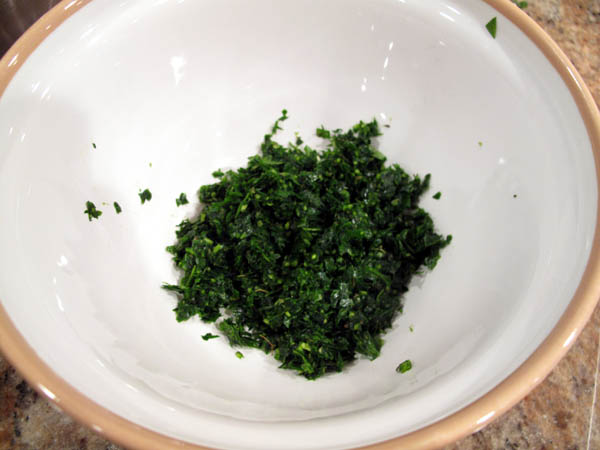 Chopped Parsley Garlic