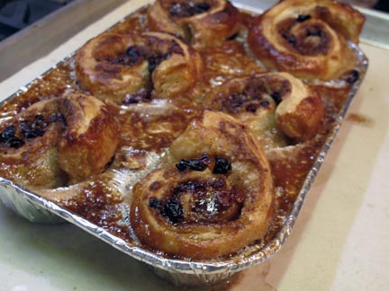 Sticky Buns baked