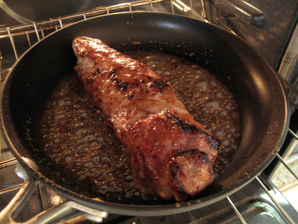 Pork tenderlin glaze