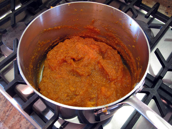 Pumpkin pie filling