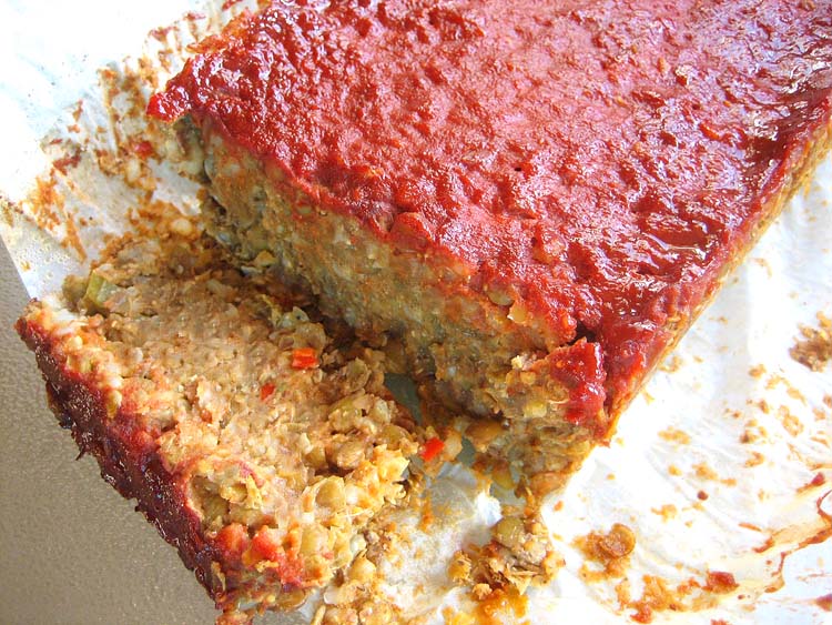 Meatless lentil loaf 2