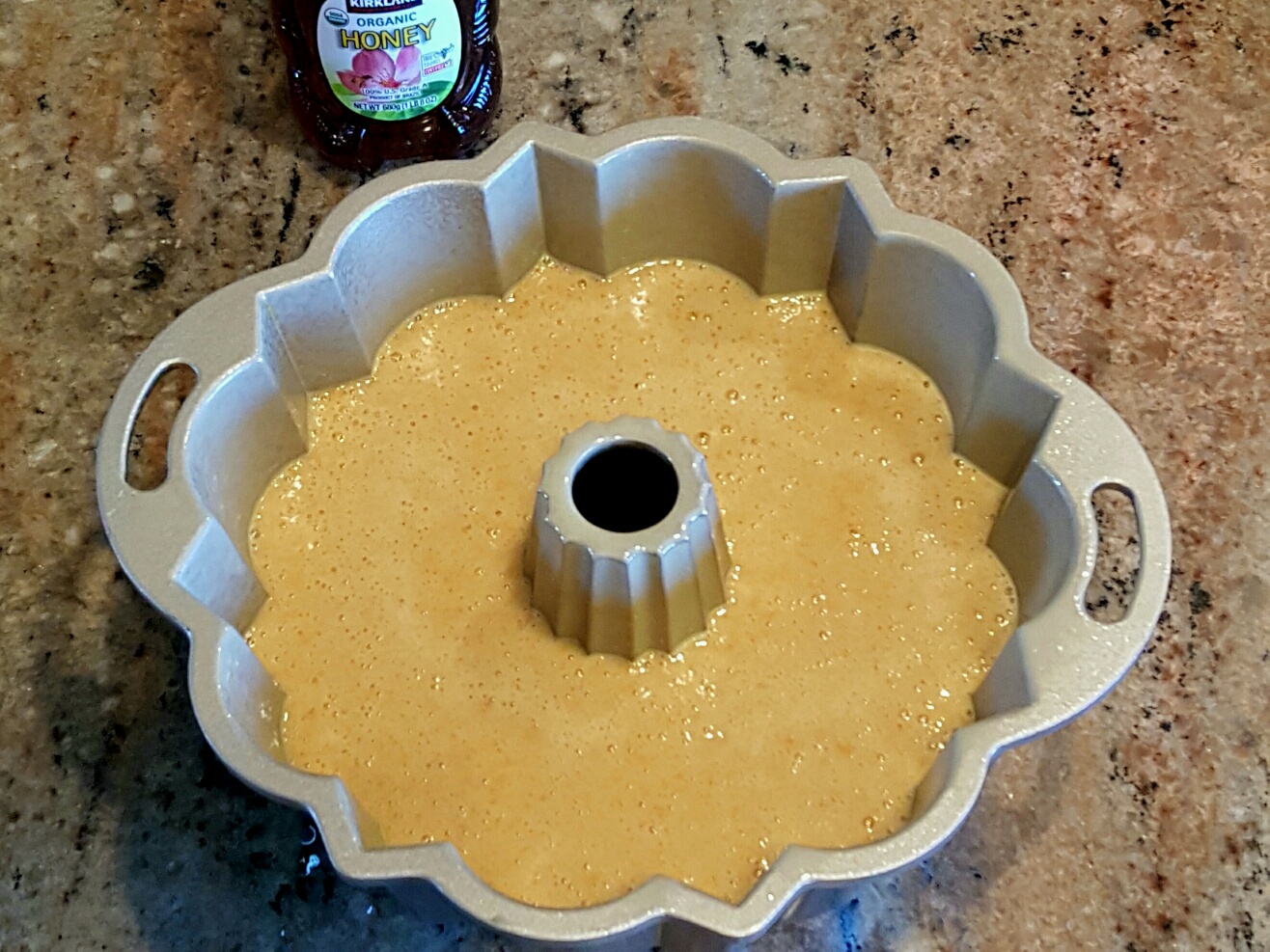 Honey Apple Cake Batter