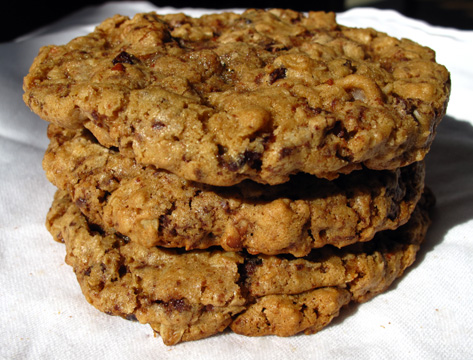 Choc cherry cookies