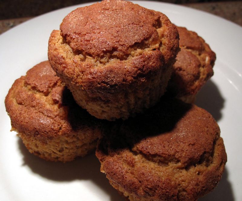 Ginger oat muffins 2