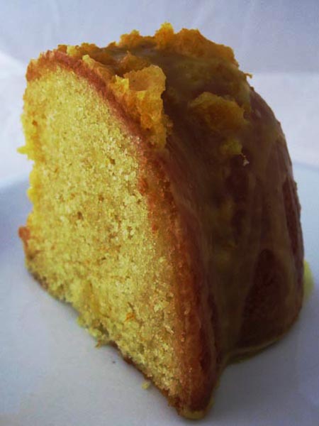 Orange cake slice 4