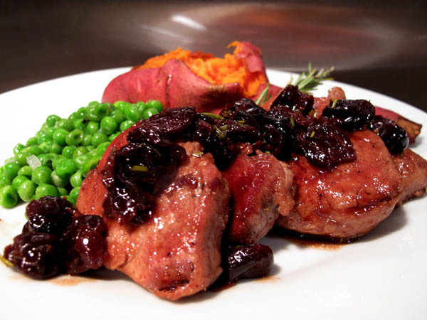 Pork medallions plate