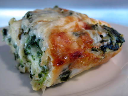 Breakfast strata piece