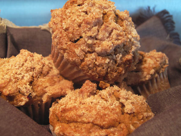 Streusel pumpkin muffins