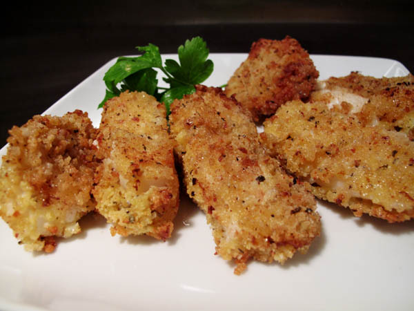 Homemade fish sticks