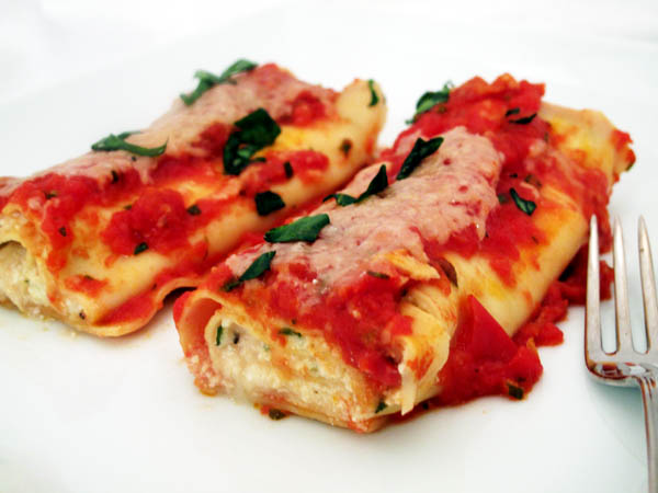 Manicotti plate