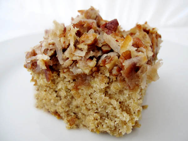 Oatmeal Cake Broiled Coconut Frosting 2