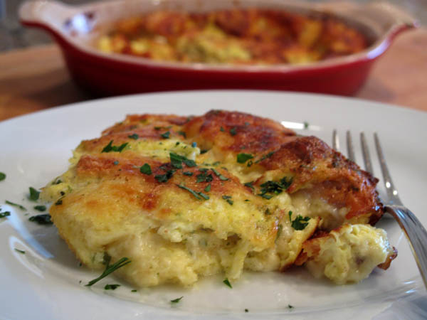 Overnight Cheddar Omelet with Fines Herbs