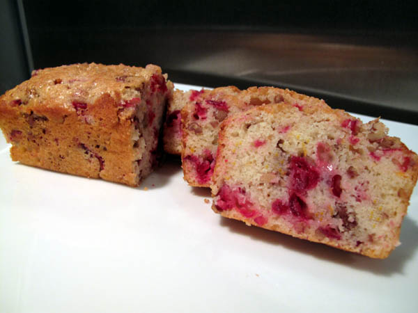 Orange Cranberry Nut Mini Loaves