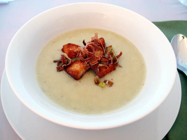 Leek Potato Soup Croutons
