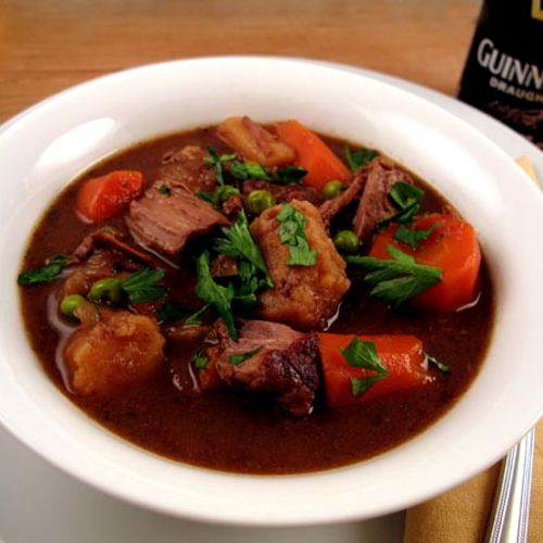 Guinness beef stew bowl