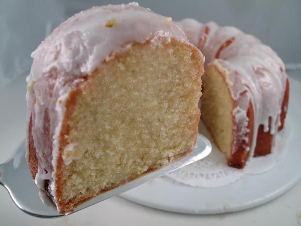 Lemon Bundt Cake slice