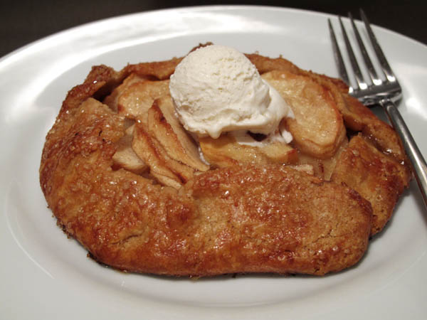 Rustic Free Form Apple Tartlet