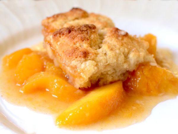 Peach cobbler 1a