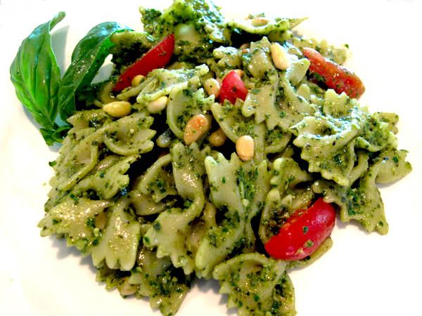 Pesto pasta 1