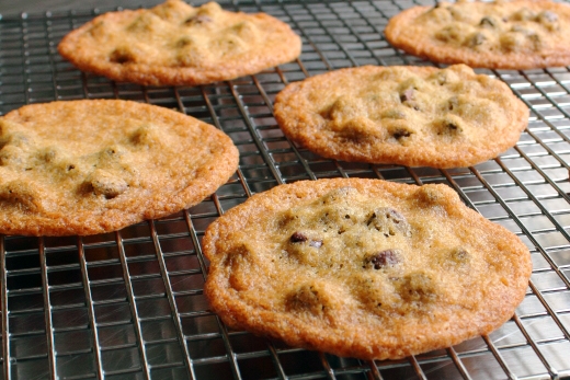 Thin Crispy Chocolate Chip Cookies 1
