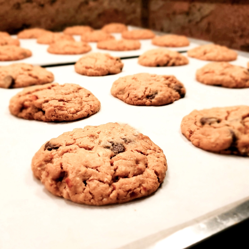 Salted Peanut Butter–Oatmeal-Pretzel–Chocolate Chip Cookies