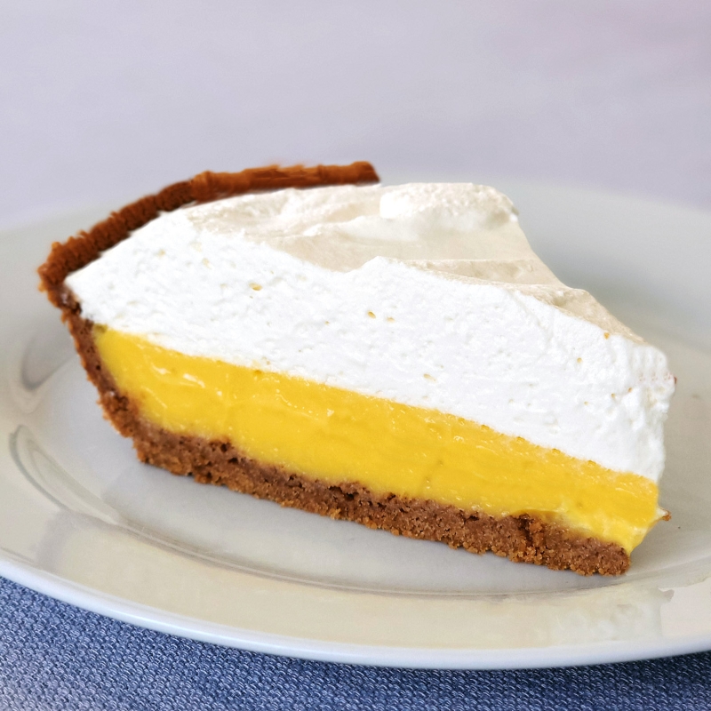 Low Sugar Lemon Cream Pie
